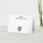 Siamese Cat Christmas Card シーズンカード (裏面)