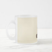 Siamese Cat Frosted Glass Mug フロストグラスマグカップ (左)