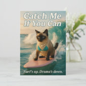 Siamese Cat is surfing catch me if you can 招待状 (スタンド正面)