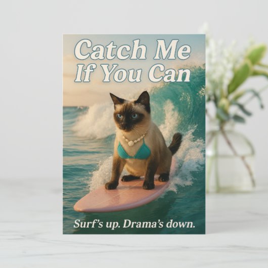 Siamese Cat is surfing catch me if you can 招待状 (スタンド正面)