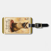Siamese Cat is your family  ラゲッジタグ (正面横)