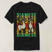 Siamese Cat Tシャツ (デザイン正面)