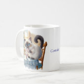 Siamese Cat & Tea Time Mug コーヒーマグカップ (正面左)