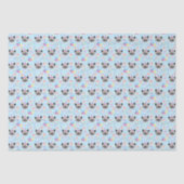 Siamese Cat Tissue Paper in Blue 薄葉紙 (正面)