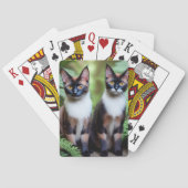 Siamese Cat Twins, Deck Ofトランプ トランプ (裏面)