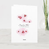 Siamese Cat Valentine Be Mine Bear by BiHrLe シーズンカード (裏面)