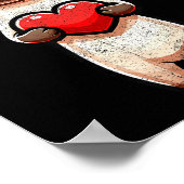 Siamese Cat Valentines Heart Lover Funny Boys Girl ポスター (角)