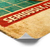 Siamese Cat Watching Your Hygiene Poster ポスター (角)