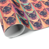 Siamese cat wrapping paper ラッピングペーパー (ロールコーナー)