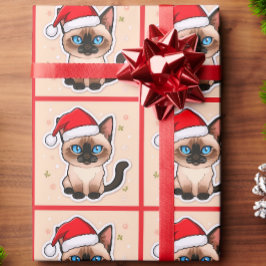 Siamese cat wrapping paper ラッピングペーパー