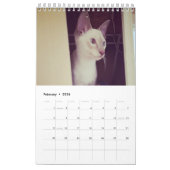 Siamese Cats Calendar カレンダー (2月 2026)