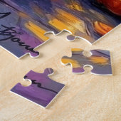 Siamese Cats Trick-or-Treating Halloween Costumes ジグソーパズル (側面)