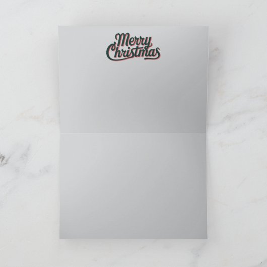 Siamese Christmas Cookie Card カード (内部)