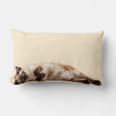 Siamese Cozy Cat ランバークッション (正面)
