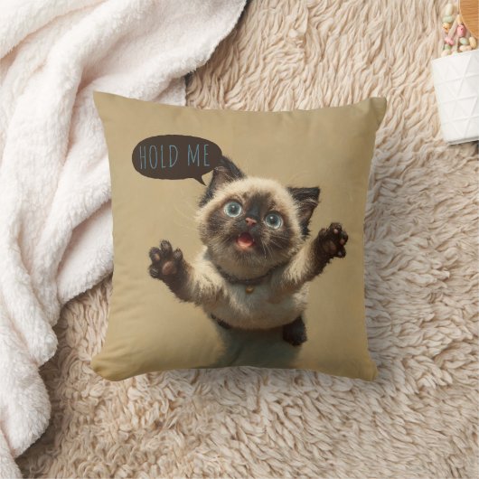 (Siamese) "Hold Me" Emotional Support クッション (ブランケット)