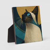 Siamese Mosaic Portrait フォトプラーク (正面)