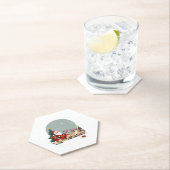 Siamese Reindeer Christmas Siamese Cat Lover Gifts ペーパーコースター (インサイチュ)