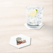 Siamese Reindeer Christmas Siamese Cat Lover Gifts ペーパーコースター (インサイチュ)