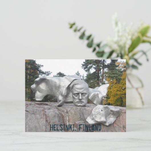 Sibelius monument, Helsinki, Finland card (スタンド正面)