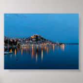 Sibenik at blue hour ポスター (正面)