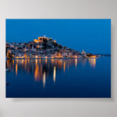 Sibenik at blue hour ポスター (正面)
