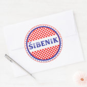 Šibenik City Pride Emblem – Croatian Identity ラウンドシール (封筒)