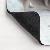 Siberian Huskies - Mousepad マウスパッド (コーナー)