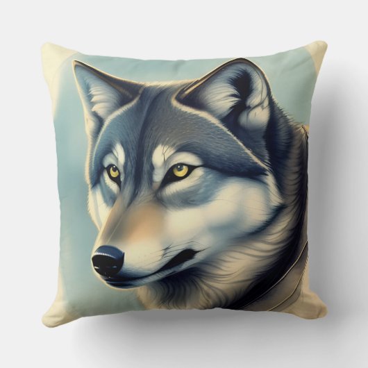 Siberian Husky クッション (裏面)