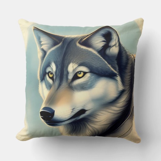 Siberian Husky クッション (正面)