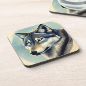 Siberian Husky コースター (左側)