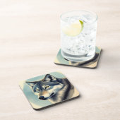 Siberian Husky コースター (右側)