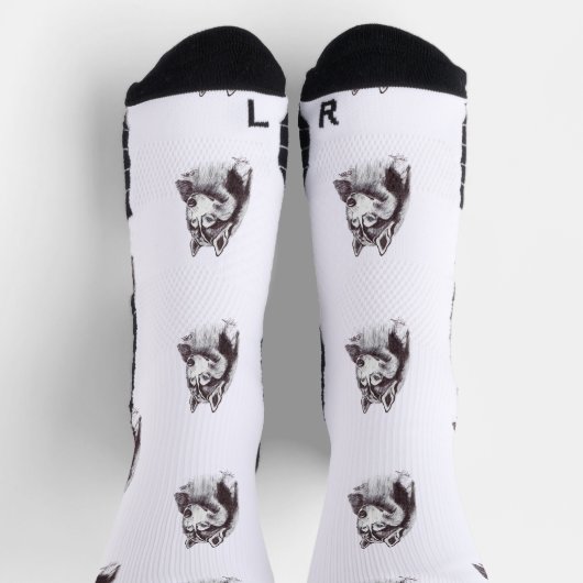 SIBERIAN HUSKY ソックス (上部)