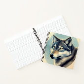 Siberian Husky ノートブック (内部)