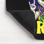 Siberian Husky Bruh Mardi Gras Boys Girls Carnival マウスパッド (コーナー)