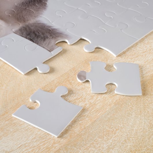 Siberian Husky Dog ジグソーパズル (側面)