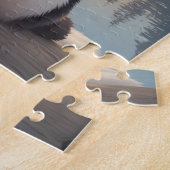 Siberian Husky Dog   ジグソーパズル (側面)