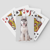 Siberian Husky Dog トランプ (裏面)