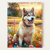 Siberian Husky Dog   プランナー手帳 (裏面)