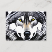 Siberian Husky Dog 名刺 (正面)