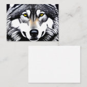 Siberian Husky Dog 名刺 (正面/裏面)