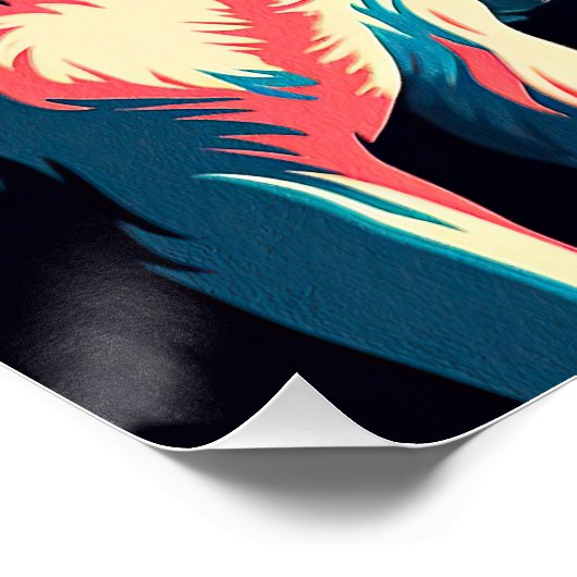 Siberian Husky Dog 003 - Bruno Pokopen ポスター (コーナー)