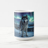 Siberian Husky Elegant Coffee Mug コーヒーマグカップ (中央)