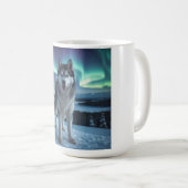 Siberian Husky Elegant Coffee Mug コーヒーマグカップ (正面右)