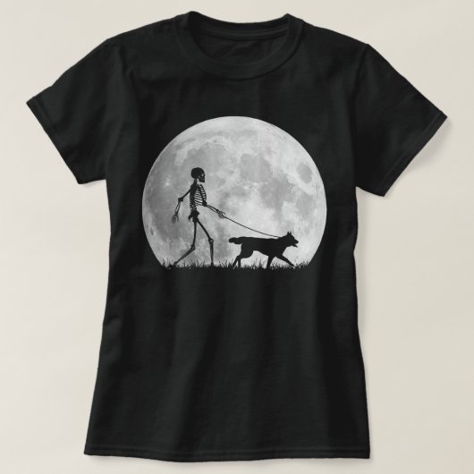 Siberian Husky Halloween Skeleton Funny Dog Youth  Tシャツ (デザイン正面)