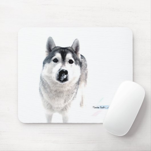 Siberian Husky Mousepad マウスパッド (マウス)