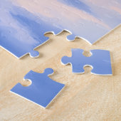 Siberian Husky Northern Lights Christmas Winter ジグソーパズル (側面)