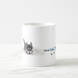 Siberian Husky Puppie コーヒーマグカップ