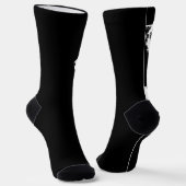 Siberian Husky Socks Husky Pup  Socks Customize ソックス (傾斜あり)