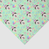 Siberian Husky Tissue Paper in Green 薄葉紙 (詳細)