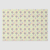 Siberian Husky Tissue Paper in Yellow 薄葉紙 (正面)
